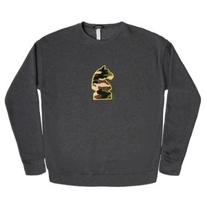 SOUNDOFF | Camo Chess Knight Crewneck Sweatshirt